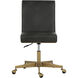 Dean Brushed Brass / Bravo Portabella Office Chair